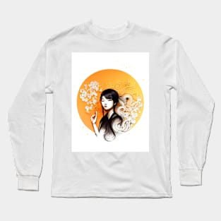 gold girl Long Sleeve T-Shirt